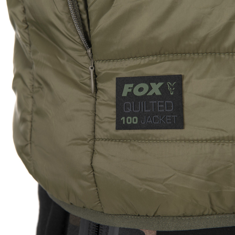 Fox chunk olive quilted jacket 2025